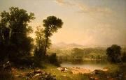 Asher Brown Durand Pastoral Landscape oil painting on canvas